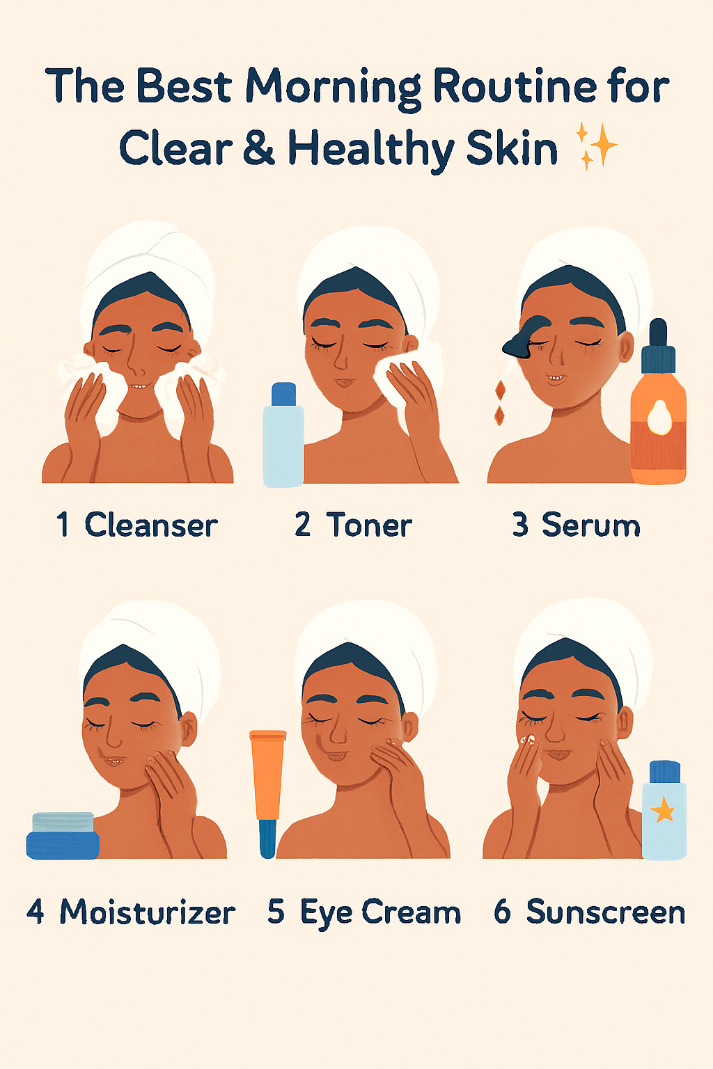 The Best Morning Routine for Clear & Healthy Skin ✨